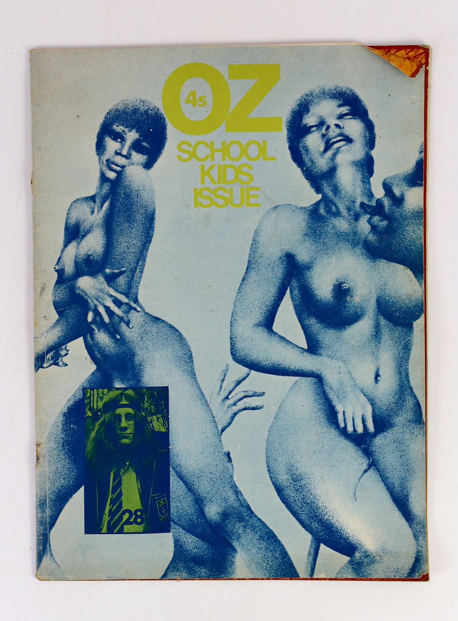 Neville, Ricard (editor) - Oz Magazine No.28 School Kids Issue, folio, paper wraps, Oz Ink Publications, London, 1970